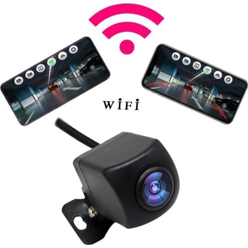 Wireless Car Rear View Camera WiFi Reversing Camera Dash Cam HD Night Vision Mini for iPhone Android 12V Car