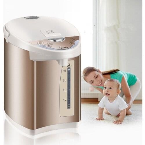 Midea Electric Kettle 304 Stainless Steel Electric Kettle Double-layer Anti Scalding Kettle Intelligent Temperature Control