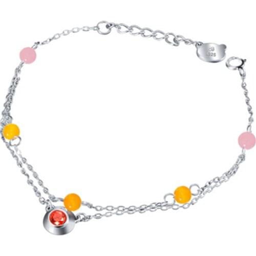 Himouto! Umaru-chan 925 Sterling Silver Anime Bracelet Figure Himouto Umaru-chan Women Gifts Girl Bracelet New Year Present