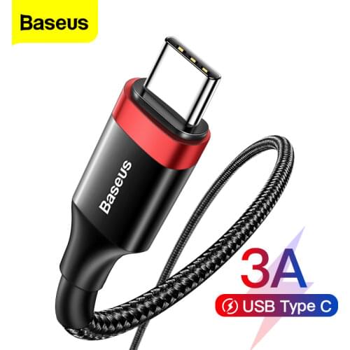 Baseus USB Type C Cable Quick Charge 4.0 QC 3.0 Fast Charging For Xiaomi Samsung Huawei USBC Data Wire Cord Phone Charger Cables