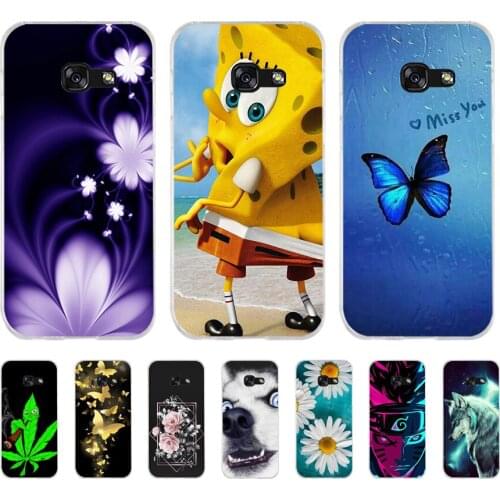 Soft Case For Silicone Back Cover For Cute Phone Cases Cover Bumper for Samsung Galaxy A3 A5 2015 2016 2017 A6 Plus 2018 case