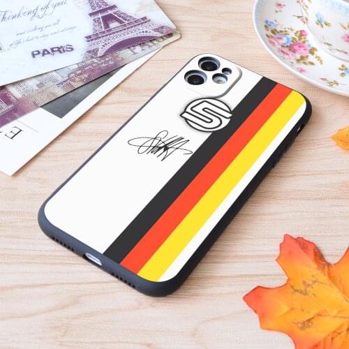 Vettel Helmet Sig Print Soft Silicone Matt Cover For Apple iPhone Case
