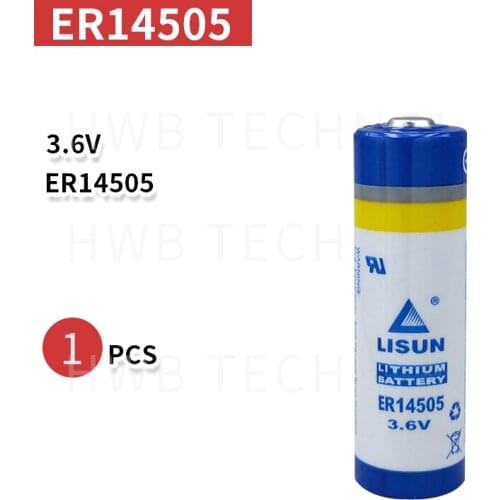 1pcs/lot New original 3.6V replacement battery ER14505 LS14500 lithium battery AA 3.6V 2400mAh lithium battery