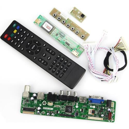 T.VST59.03 LCD/LED Controller Driver Board For LTM150X0-L01 LQ150X1LW71N (TV+HDMI+VGA+CVBS+USB) LVDS Reuse Laptop 1024x768