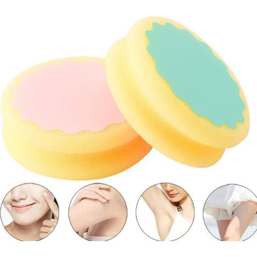 2pcs/lot Popular Magic Painless Hair Removal Depilation Sponge Pad Remove Hair Remover