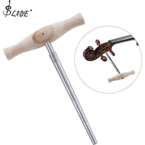 Durable Violin Viola Hole Reamer Pegs Tools1:30 Taper Wood Handle for Violin Parts Accessories Tool