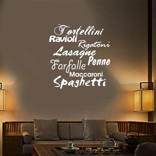 Romantic spaghetti Wall Sticker Pvc Removable Kids Room Decoration Living Room Wall Decal Home Decor naklejki na sciane DW8576