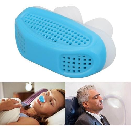 Silicone Anti Snore Nasal Dilators Stop Snoring Nose Clip Sleep Tray Sleeping Aid Apnea Device