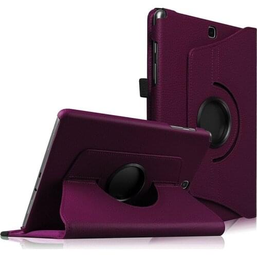 360 Rotating PU Leather Case for Samsung Galaxy Tab A 9.7 inch SM-T550 T555 P550 P555 Folio Tablet Cover Sand Holder Funda Capa