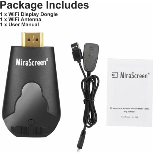 WIFI 1080P Wireless Display TV Dongle Adapter HDMI Receiver Airplay Miracast