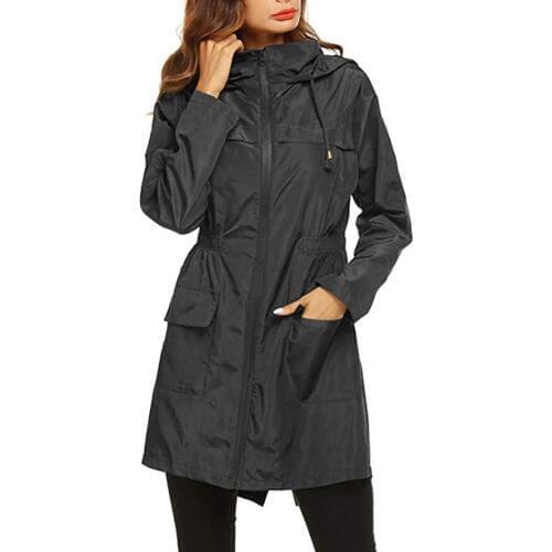 Women Trench Coat Autumn Winter Outdoor Climbing Trench Coats Windproof Waterproof Long Coat Hooded moda feminina тренч женский
