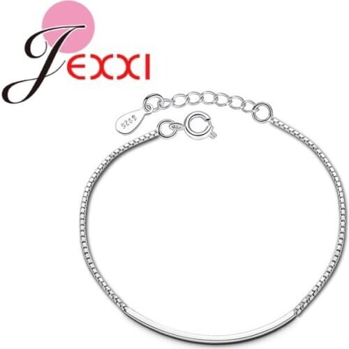 Fashion Simple Style 925 Sterling Silver Women Bracelet Pretty Elegant Accessories For Young Girl Low Price Promotion