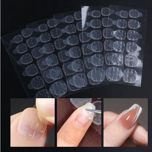1Set Double Sided Tape For Fake Nails Adhesive Glue Stickers Fingernails Builder Nails Art Accessories DIY Manicure Tools BE1946
