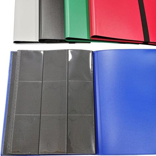 1PC 9 Grids Bussiness Cards Collection Book Photo Storage Album DIY Card Lovers Accessories