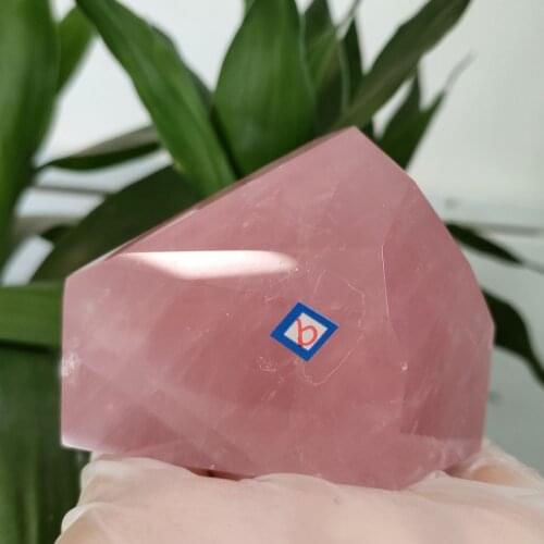 160-330g Rose quartz crystal carving handcraft stones and crystals ornament for home decoration reiki gifts