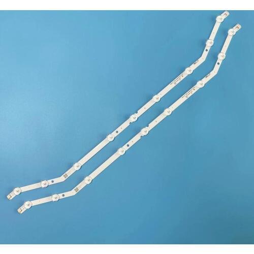 2pcs/set LED strip For Samsung 32"TV BN64-YYC09 BN96-27468A D3GE-320SM0-R2 2013SVS32 UE32EH403W BN68-05417A-02 BN96-33972A