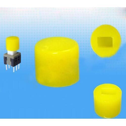 200pcs 6*5mm round button cap push switch caps multi color button cover for self locking 5.8/7/8/8.5mm switches wholesale