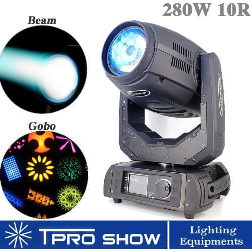 280W Moving Head 10R Lyre Beam Wash Moving Head Spot Stage Light Music Dmx 512 Control Professional DJ Disco Live Show MHB280