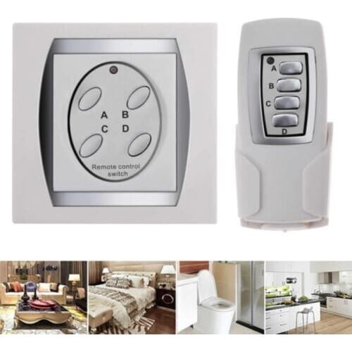 4-Channel 50M Remote Control Switch Power Digital Wireless ON/ OFF