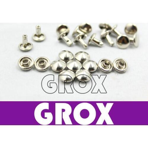 7*6mm Silver Conical Rapid Rivet Studs Punk Rock Rivets Nailheads Spike Free Shipping Wholesale High Quality