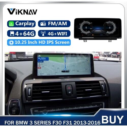10.25 inch Car Radio For BMW 3 Series F30 F31 2013-2016 Navigation GPS Multimedia Player HD Screen Tape Recorder Head Unit