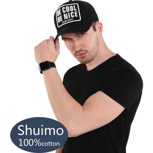 Brand DSQICOND2 BE COOL BE NICE letters embroidery men and women baseball caps Shopping sunscreen all-match sports hat cap