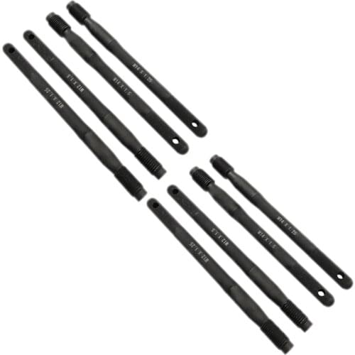 Black Metric 12x1.5 Threads Wheel Hanger Alignment Pin Mounting Guide Bolts Wheel Lug Bolt Automotive Mechanic Tool Universal