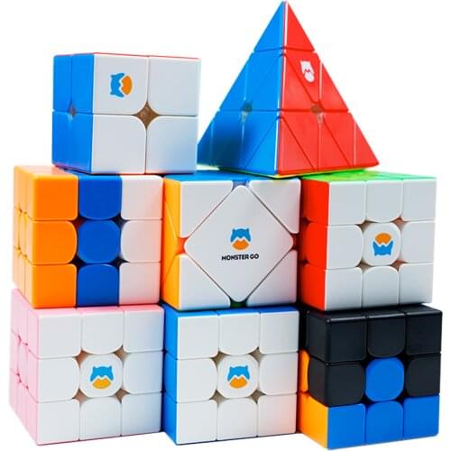 GAN Go Cube 3x3x3 GAN 356 MonsterGo Cube GAN Magnetic Cube Profissional 356MG 251 Magic Cube Game Cube Puzzle Educational toys