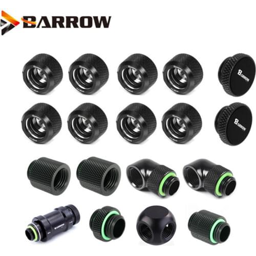 Barrow 12MM/14MMM/16MM hard pipe joint combination set, suitable for computer cooling hard pipe water cooling