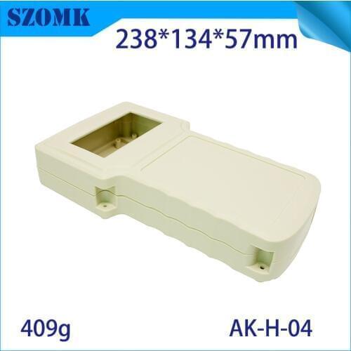 One piece ABS housing control box waterproof case 238*134*50mm szomk plastic enclosure for electronic handheld LCD junction box