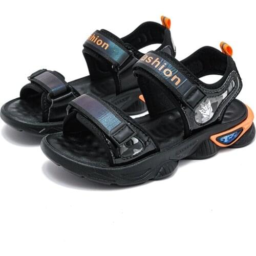 Summer Boys Sandals Fashion Children Beach Shoes Kids Comfortable Sports Casual Size 26-37