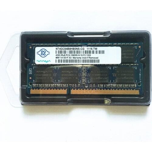 Nanya ddr3 rams 4gb 1333mhz laptop memory DDR3 4GB.2Rx8.PC3-10600S-9-10-F2.1333 DDR3 4GB 1333 Laptop RAM