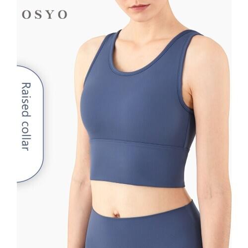 New Naked-feel Professional Yoga Bra Women Anti-sweat Back U-shaped Sports Gym Vest Shockproof Tops Fitness Yoga Tanks