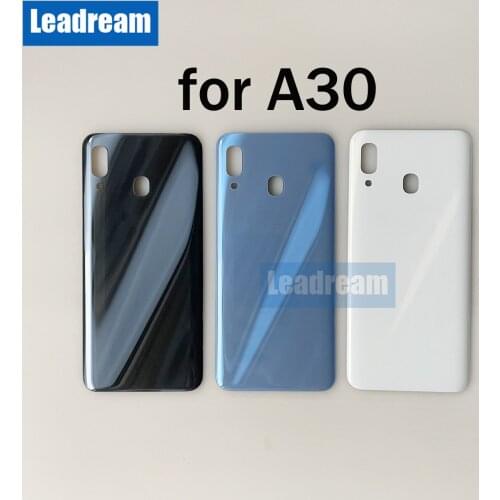 Original Battery Back Cover Rear Door for Samsung Galaxy A30 Back Housing Glass Cover With Camera Lens