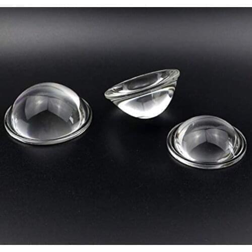 Pressed COB LED Optical Borosilicate Magnifying Glass Lens 100mm Diameter