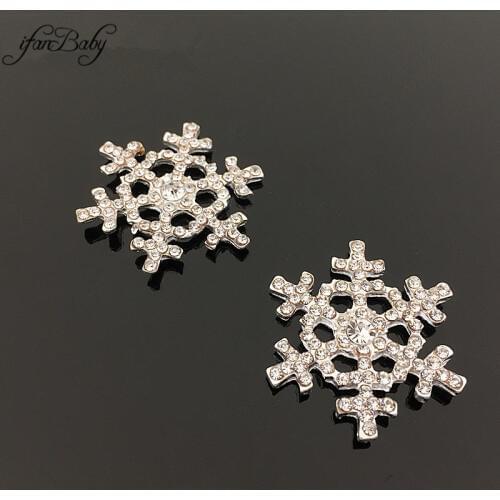 Buttons For DIY Accessories flat back metal rhinestone button