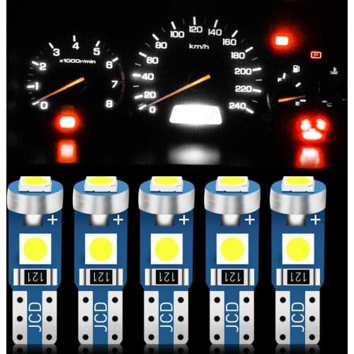10Pcs T5 Led Bulb W3W Led Canbus Car Instrument Lamp for Chevrolet Cruze Epica Lova Camaro aveo Chevy T250 for GMC Yukon