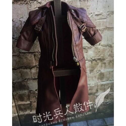 1/6th Only 1 Piece For Fans Collection ASMUS TOYS DMC502 Devil May Of Cry Dante Red Leather Coat Can Be Shaped For 12inch Doll