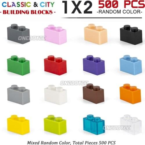 1*2 Diy Blocks Toys Compatible Model Building Blocks Early Education Training Toys Toys For Kids100-1000pcs Lot Building Brick