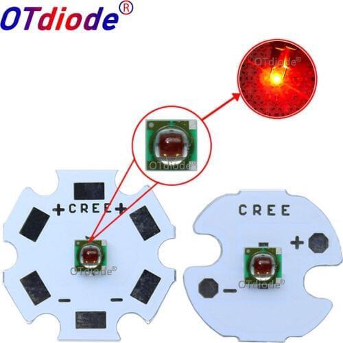 10PCS Original 1W - 3W Cree XPE XP-E Red Color 3535 620-630nm 2.1-2.5V 350-1000MA Led Beads Plant Grow Led Emitter Lamp Light