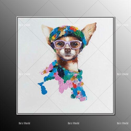 100% High Quality Handmade Abstract Animal oil painting Modern Wall Art Oil Painting On Canvas For Wall Decor Artworks best gift