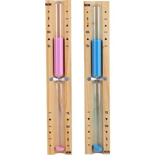 15 Minute Timer Sauna Hourglass Wall Rotating Sand Timer Countdown Clock 15 Minute