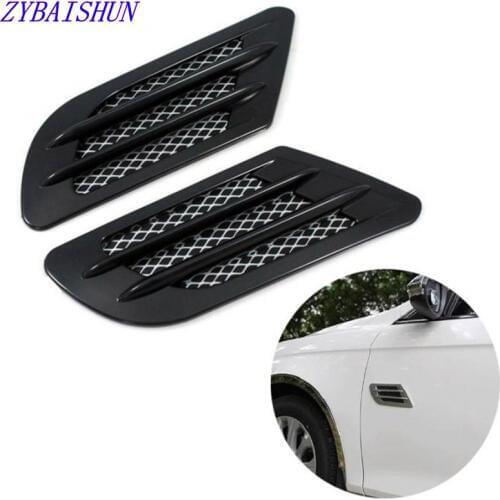 2PCS of new simulation fake air outlet shark gills car styling mold decoration tuyere for Nissan Teana X-Trail Qashqai Livina