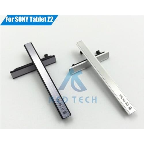 5sets/lot Original New Charging Port USB Cover +Micro SD Port+SIM Card Slot Dust Plug for Sony Tablet Z2 SGP541CN/B SGP512CN/W