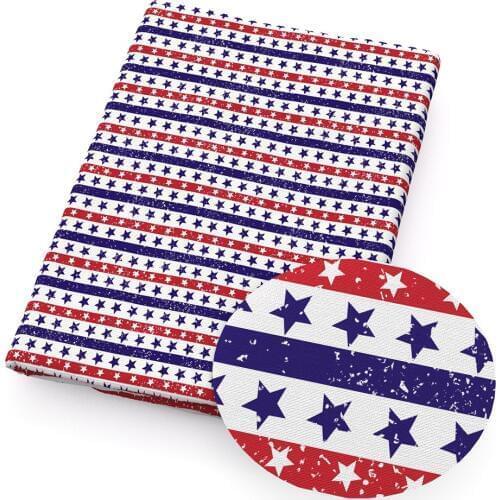 David accessories 50*150cm Festival July 4th 4 Ways Stretch Double Brushed Poly knit Fabric Sewing DIY Clothes Quilting,c10712