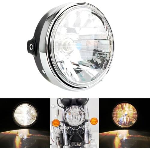 Motorcycle Halogen Headlight Round Head Light Headlamp Assembly 12V For Hornet 250 600 900 for Honda CB400 500 1300 VTEC VTR 250