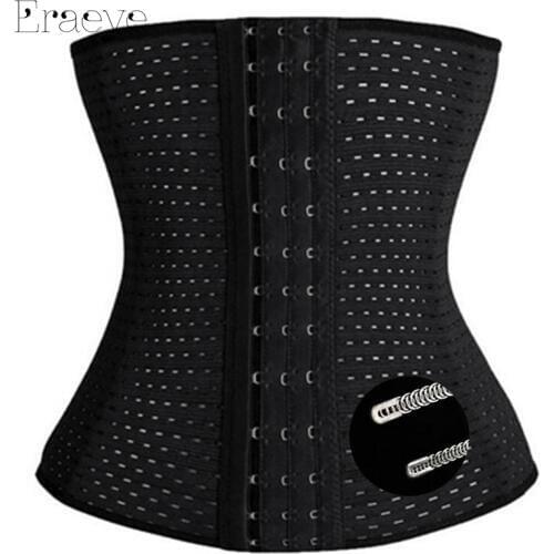ERAEYE Womens Waist Trainer Shapers Adjustment Abdomen Slimming Steel Corset Slimming Modeling Strap Belt Body Shapers