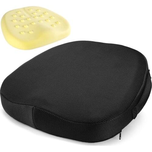 Sitting Pad Memory Foam Massage Chair Cushion Car Home Office Seat Cushion Slow Rebound Chair Soft Sitting Cushions