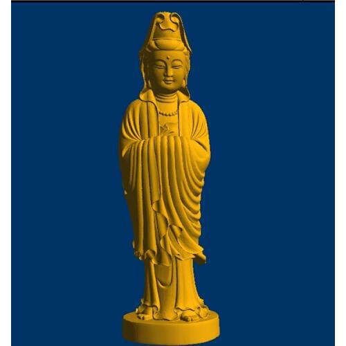 New 3D model relief stl format for CNC Goddess Of Mercy_41 STL