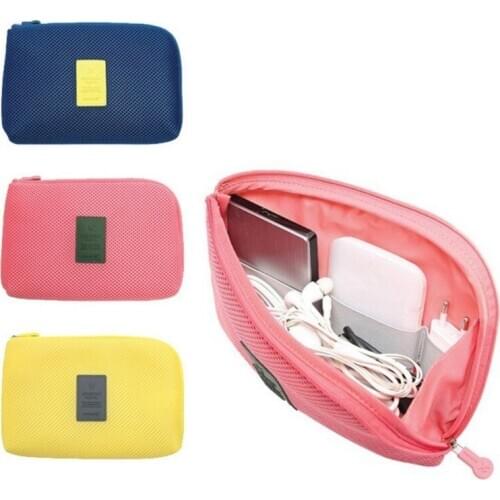 Smell Portable Travel bag System Kit Case Digital Gadget Devices USB Cable Earphone Pen Packing Organizers Insert Bag Storage